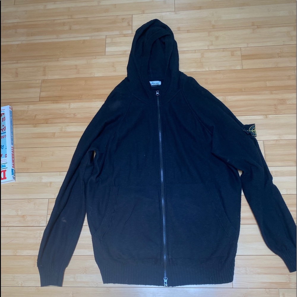 Stone island knitwear zip up new